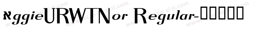 AggieURWTNor Regular字体转换